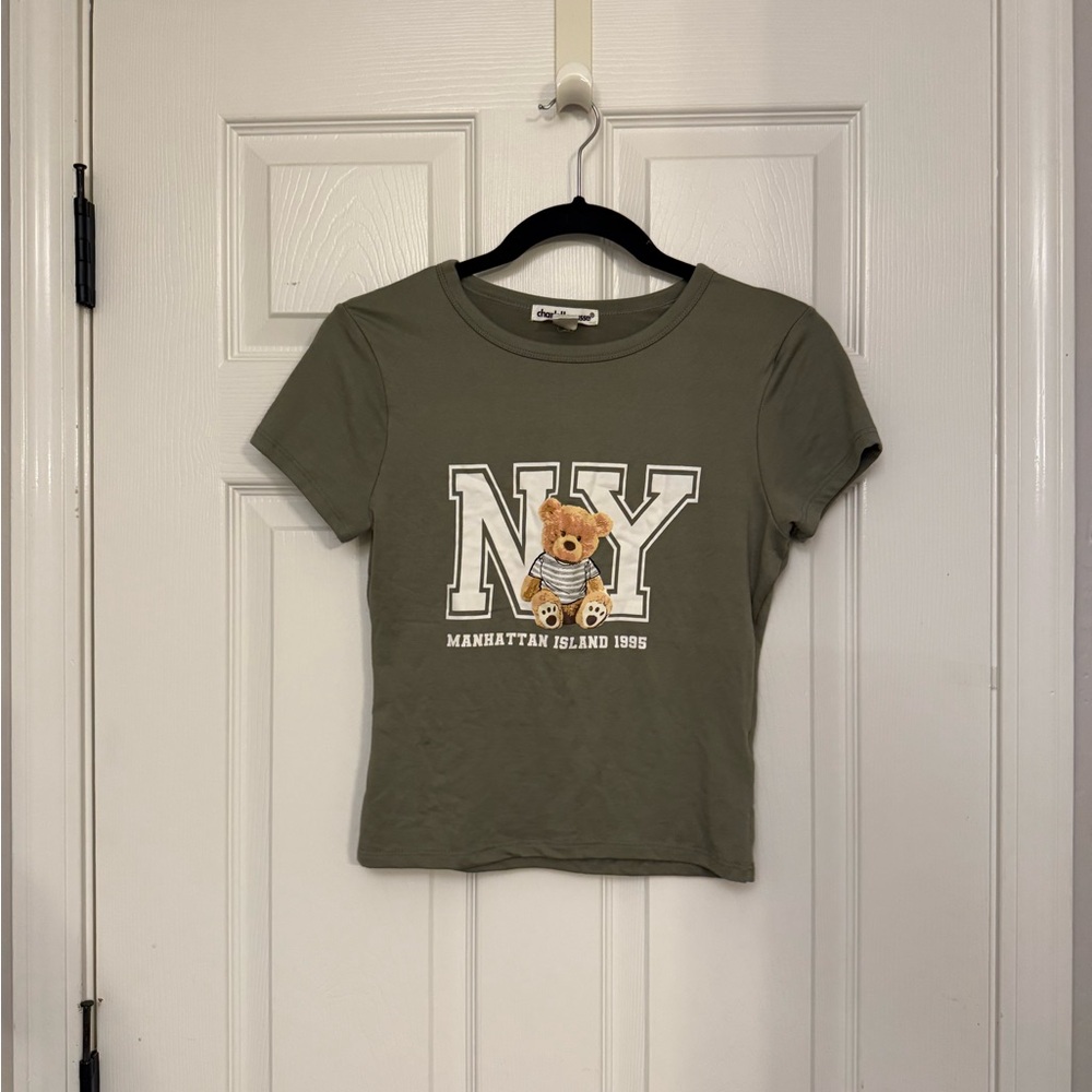 Charlotte Russe Sage Graphic Tee